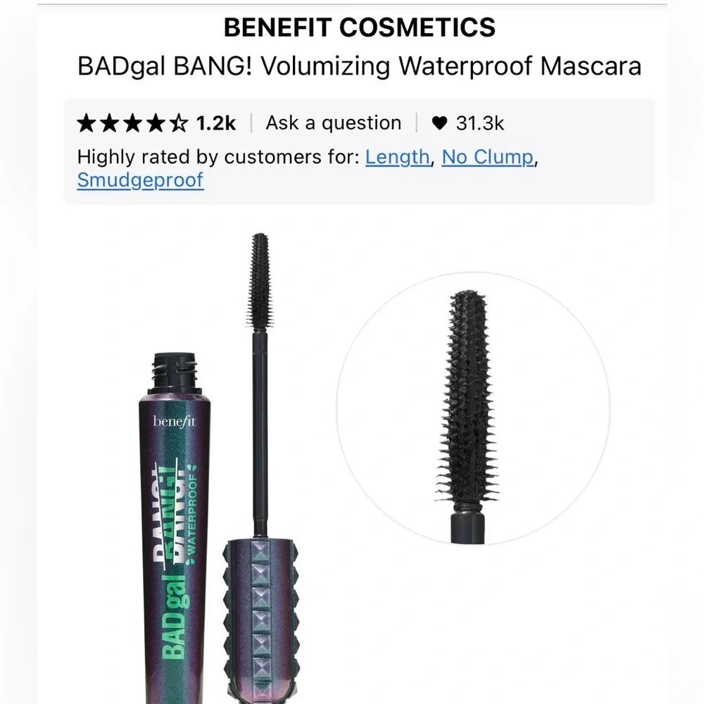 Benefit Bad Gal Bang Mascara